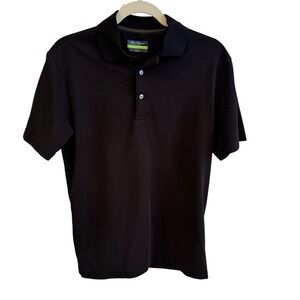 Ben Hogan Performance Mens‎ Black Striped Golf Polo Shirt Size Small